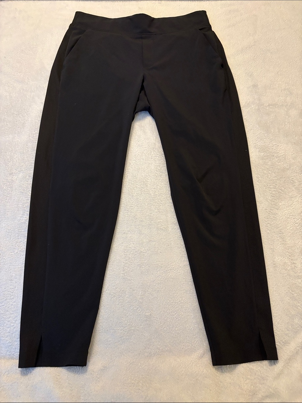 Athleta Brooklyn Ankle Pant Black Travel Pant 198671 Size 8 EUC